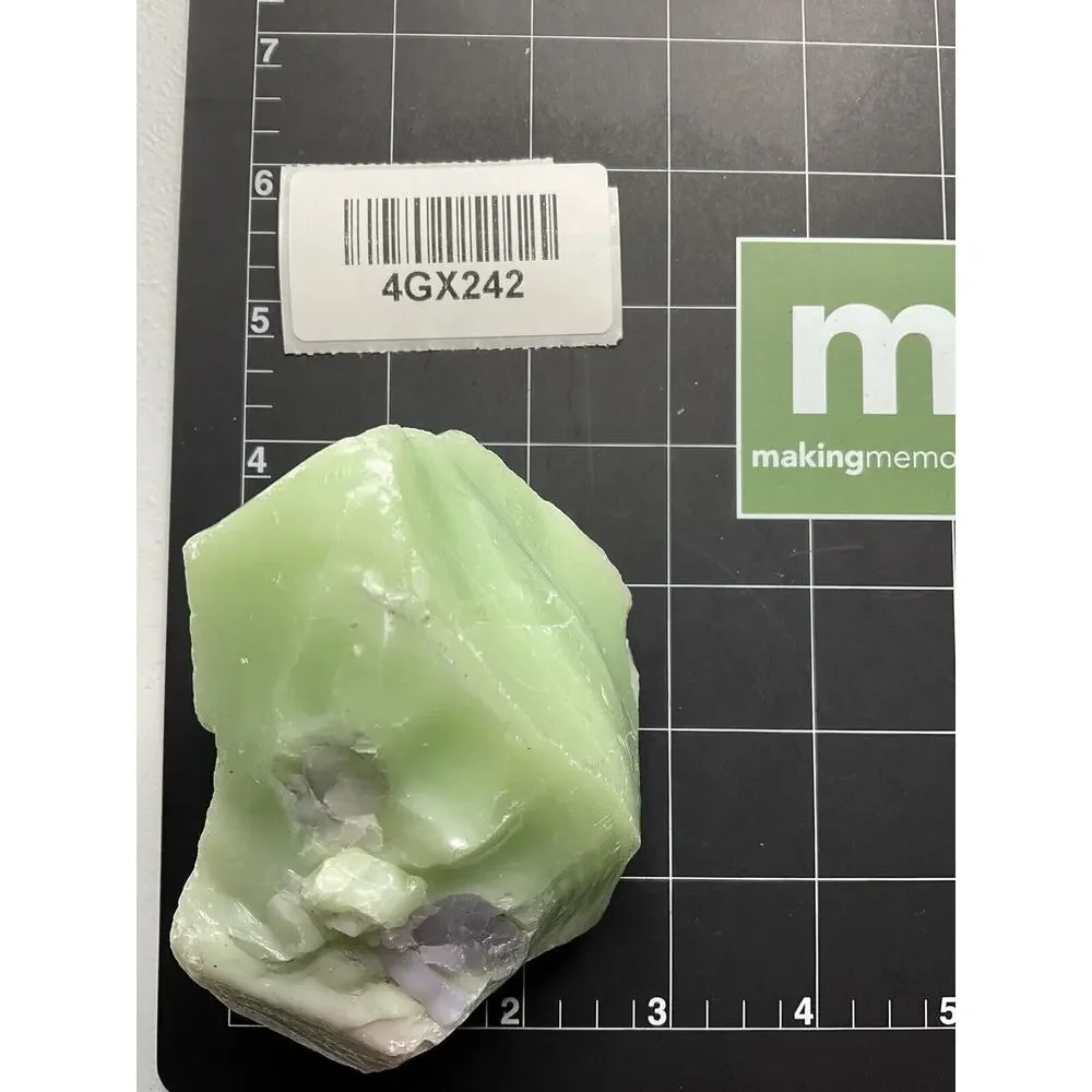 Lime Green Art Glass Cullet Glowing Manganese‎ Slag Glass #4GX242